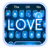 LOVE blue Light Keyboard أيقونة