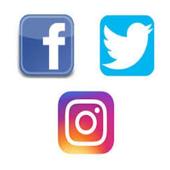 Facebook, Twitter, Instagram icon