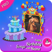Birthday Song with Name - 15 In 1 App Wish icon