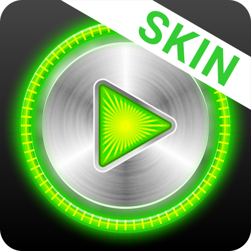 MusiX Hi-Fi Green Skin for music player icon