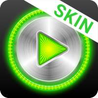 MusiX Hi-Fi Green Skin for music player