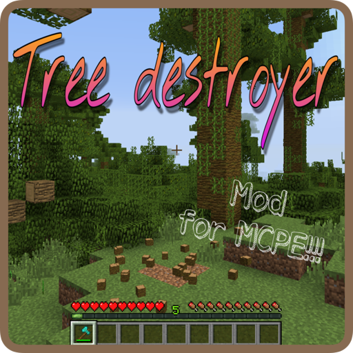 ikon Tree destroyer mod for mcpe