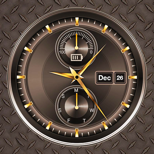 Analog Digital Clock on Screen Live Wallpaper 2019 icon