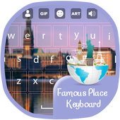 Famous place Keyboard icon