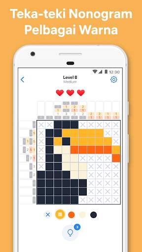 Nonogram Color - teka-teki screenshot 1