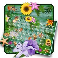 Tropical Flowers Keyboard on 9Apps