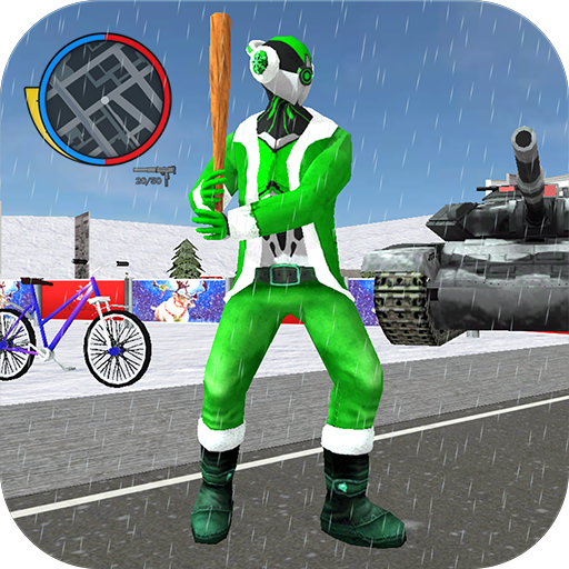 Santa Claus Rope Hero Vice Tow icon
