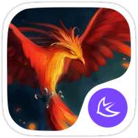 Fire Phoenix APUS theme on 9Apps