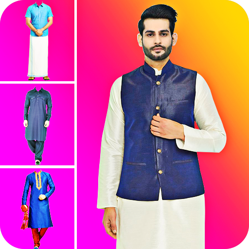 Men Salwar Kameez and Sherwani Dress Photo Editor icon
