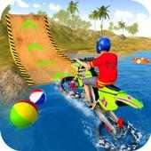 Water Surfer Motorbike Stunts on 9Apps