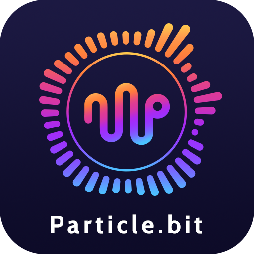 Particle.bit - Music bit video maker icon