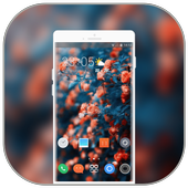 Theme for samsung galaxy s10  flower wallpapwer icon
