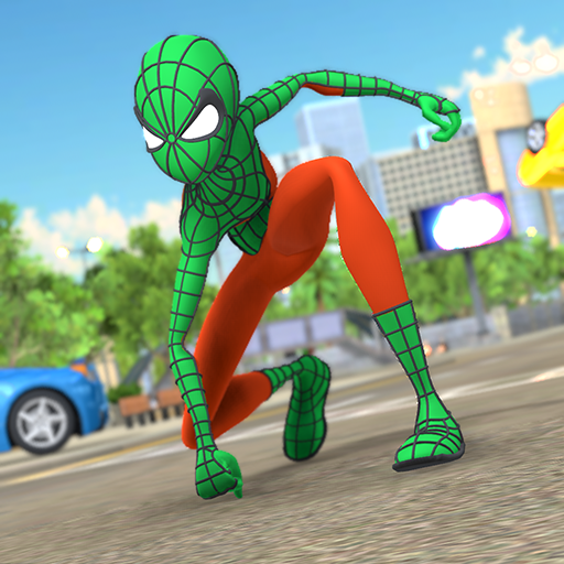 Spider Stickman Gangstar Crime Rope Hero icon