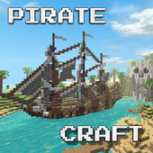 Pirates Craft: Block Treasures أيقونة