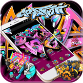 3D Graffiti Art Theme hiphop icon