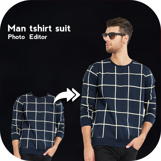 Man T-Shirt Suit Photo Editor icon