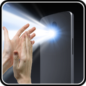 تشغيل الفلاش بالتصفيق أو تصفير أيقونة