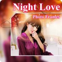 Beautiful Night Love Photo Frames Greeting Cards on 9Apps