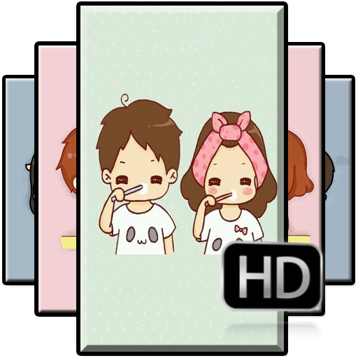 Cute Couple Wallpaper HD icon