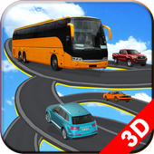 Impossible Bus Driving Tracks Challenge icon