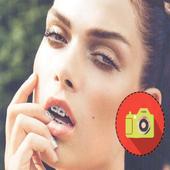 Camera beauty brace icon