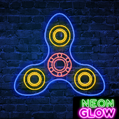 Fidget Hand Spinner - Neon Glow icon