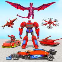 Flying Robot Transformers Game