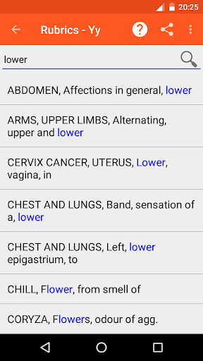 Homoeopathic Pocket Repertory скриншот 4