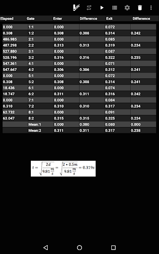 Mobile Science - GateTiming screenshot 4