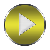 Poweramp Skin Yellow Metal icon