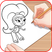 how to draw Shimme&amp;Shin icon