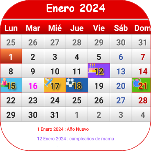 El Salvador Calendario 2024 icon