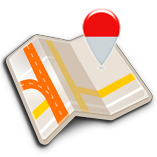 Map of Indonesia offline icon