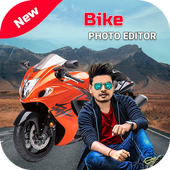 Girl and Boy Bike Photo Editor иконка