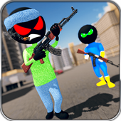 StickMan Army Counter Terrorist FPS Shooting Game icon