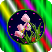 Tulips Clock icon