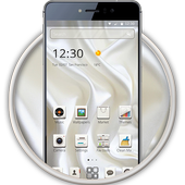 Silk Milky White Theme icon