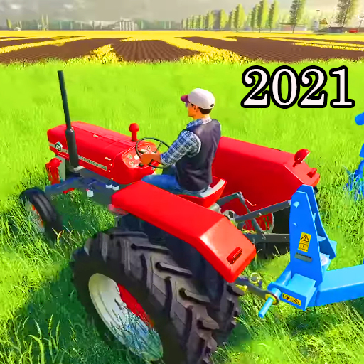 New Farmer Tractor Driving Village Simulator icon