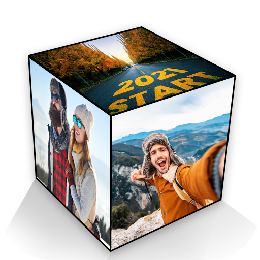Photo 3D Cube Live Wallpaper icon