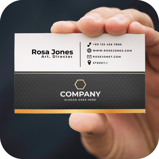 Business Card Maker Visiting Card Maker Photo Logo icon