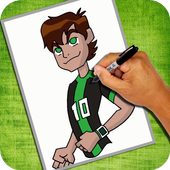 How to Draw Ben 10 icon