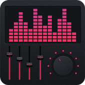 Stereo music equalizer icon