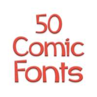 Fonts for FlipFont 50 Comic