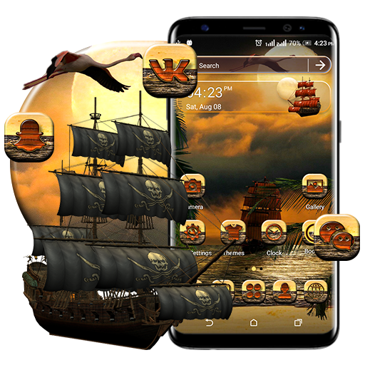 Sea Sunset Launcher Theme icon