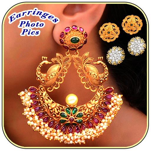 Earrings Jewelery Designs Photo Editor icon