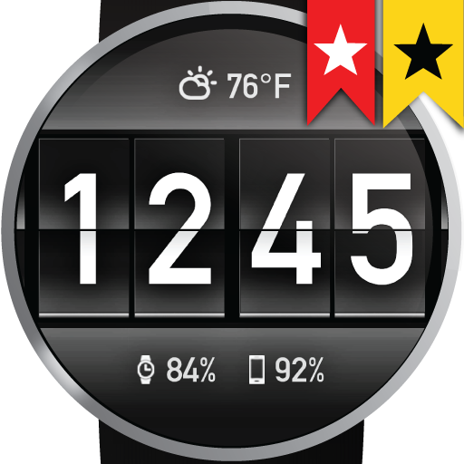 Flip Clock Watch Face for Wear OS icon
