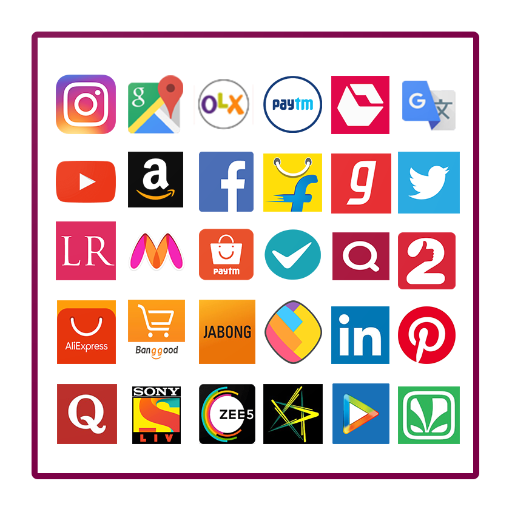 All In One App: Social, Food, News,Travel,Shopping icon