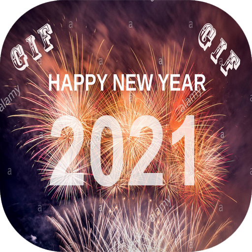 Happy New Year 2021 GIF icon