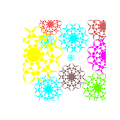 Panda Home Painted Flowers icon