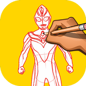How to Draw Ultraman icon